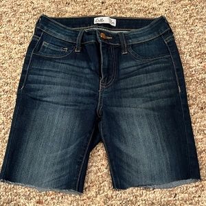 Cello Jeans, Size:1/25, Dark Jean Shorts